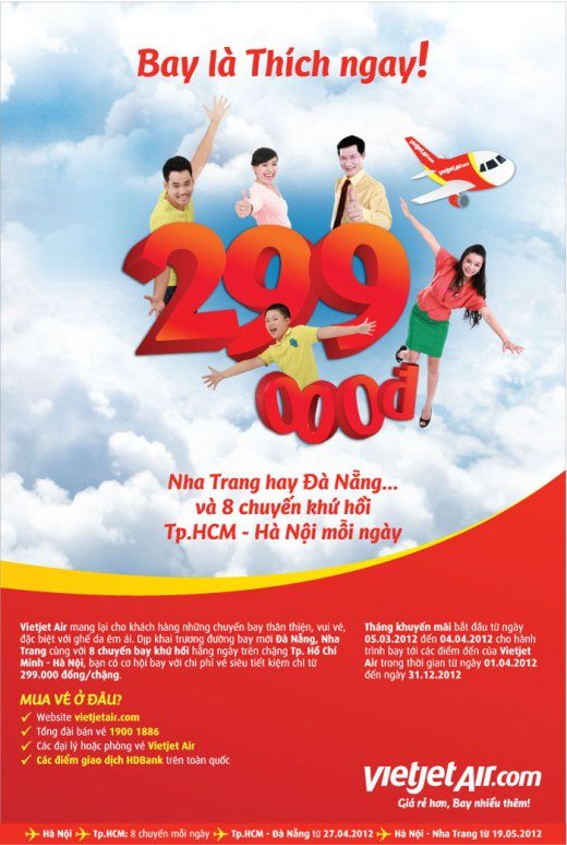ViệtJet Air khuyến mãi Vietjetair khuyen mai