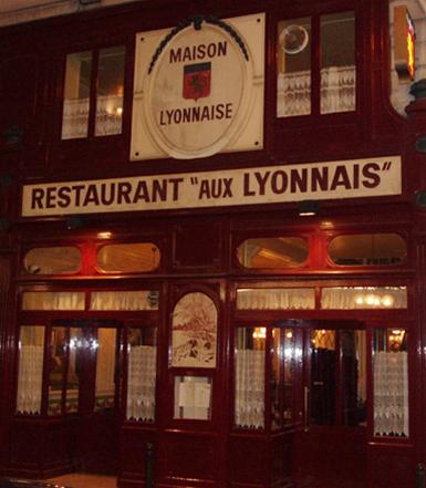Nhà hàng của thành phố Lyon Nha hang o Lyon