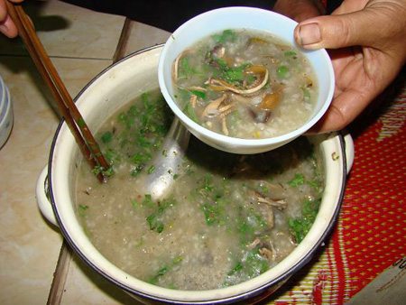 Cháo lươn - Nghệ An chao luon - nghe an