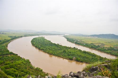 Sông Kinh Thầy uốn lượn song kinh thay uon luon