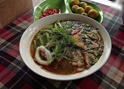 Bún hải sản tại phố cổ bun hai san tai pho co