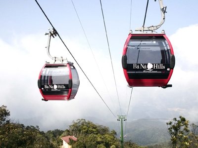 Du lịch cáp treo ở Bà Nà Hills Đà Nẵng du lich da nang di cap treo o ba na