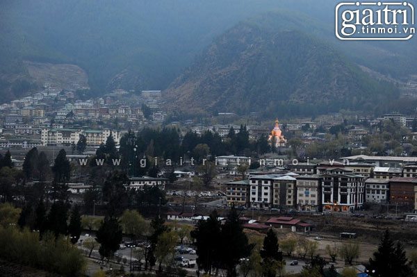 Bhutan nhìn từ trên cao dat nuoc bhutan xinh dep hien hoa
