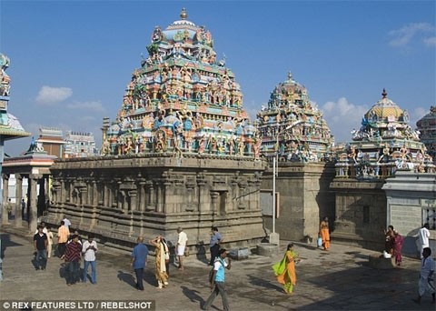 Đền Kapaleeswarer Siva du lich tham quan den kapaleeswarer siva o an do