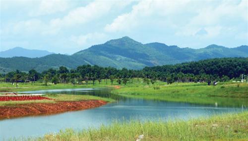 Hồ Đại Lải tham quan ho dai lai dep tho mong o ha noi