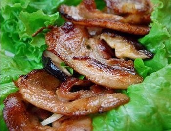 Nai nướng du lich tay nguyen an thit nai rung nuong