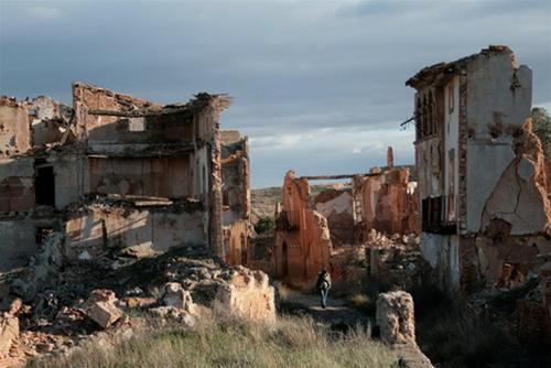 Ngôi làng Belchite du lich tay ban nha kham pha ngoi lang belchite
