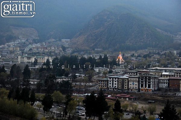 Thủ đô bhutan thu do thimphu nam lot thom trong mot thung lung