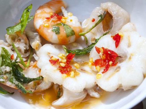 Gỏi măng cụt thuong thuc dac san miet vuon thuan an - mang cut