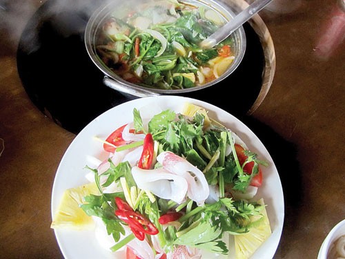 Lẩu mực an lau muc dai lanh cung co cai thu vi rieng