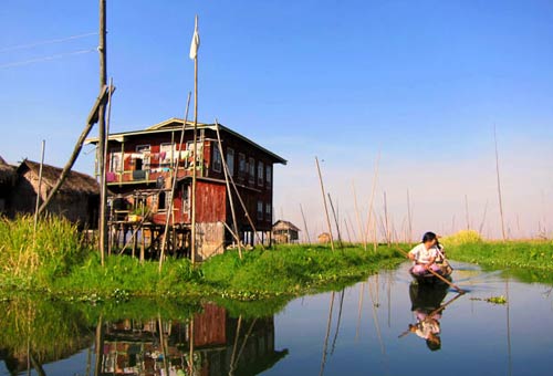 Du lịch đến thị trấn Nyaungshwe du lich den thi tran Nyaungshwe
