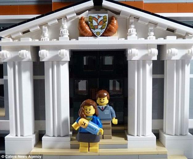 Mô hình lego về gia đình mo hinh lego ve gia dinh