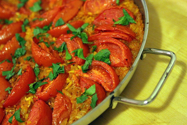 Cơm Paella ở Tây Ban Nha Com Paella o Tay Ban Nha