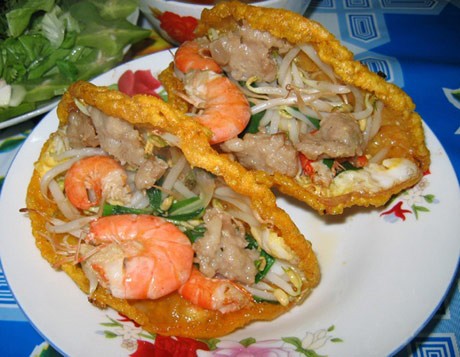 Đậm đà bánh khoái Hồng Mai Dam da banh khoai Hong Mai
