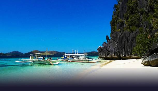 Thuyền du lịch quanh đảo Coron Thuyen du lich quanh dao Coron