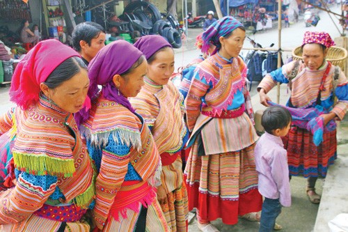 Net dep phien cho Bac Ha