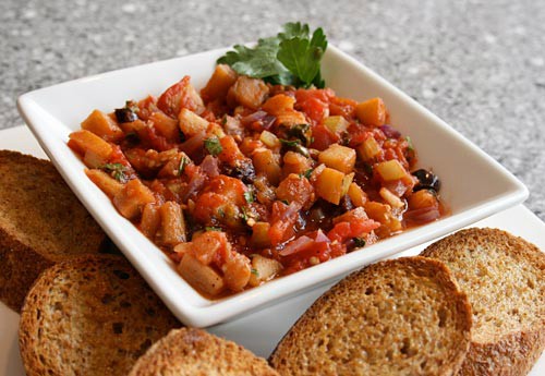 Salad rau cu Caponata