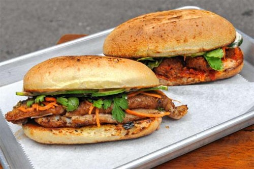 Bánh mỳ kẹp Num pang Banh my kep Num pang