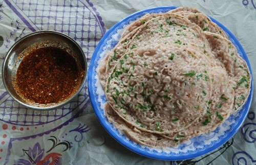 Banh xeo gao lut