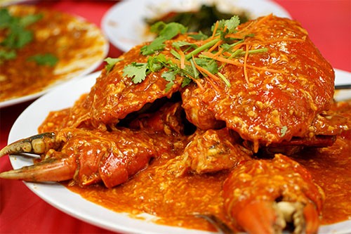 Cua sốt ớt đặc sản Singapo Cua sot ot dac san Singapo