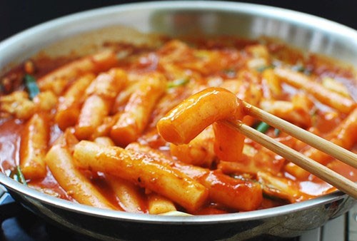 Món ăn đường phố Tteokbokki Mon an duong pho Tteokbokki