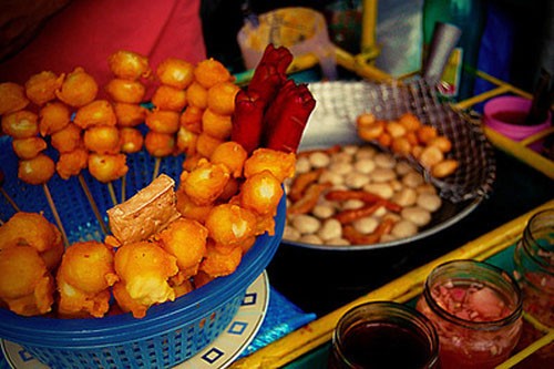 Món trứng chiên giòn Mon trung chien gion