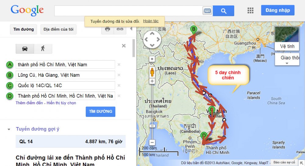 lo trinh chuyen caravan