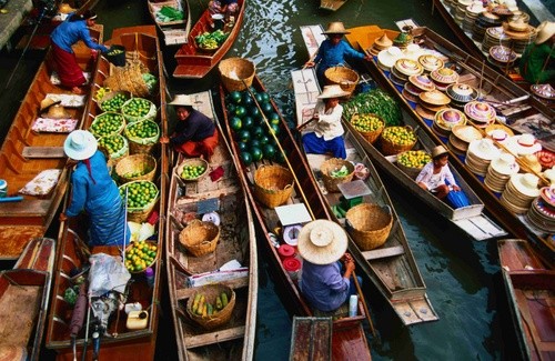 Chợ nổi Damnoen Saduak Cho noi Damnoen Saduak