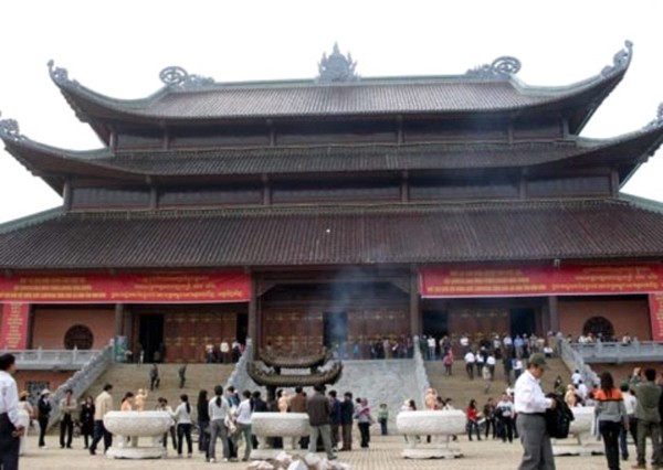 Chùa Bái Đính ở Ninh Bình Chua Bai Dinh o Ninh Binh