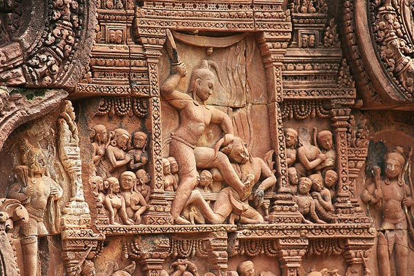 Đền thờ Banteay Srei Den tho Banteay Srei