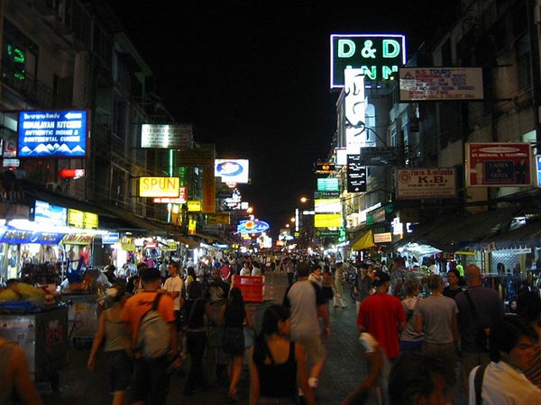 Phố Khao San ở Thái Lan Pho Khao San o Thai Lan