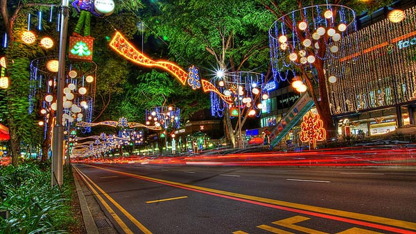 Phố Orchard ở Singapore Pho Orchard o Singapore