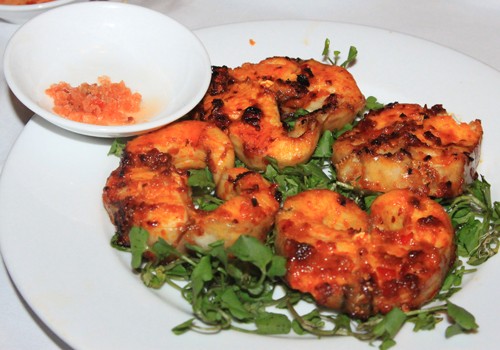 Ca lang nuong muoi ot