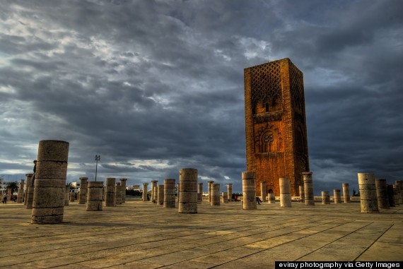 Tháp Hassan ở Maroc Thap Hassan o Maroc