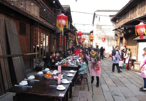Du lich thi tran Wuzhen