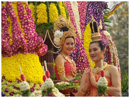 Lễ hội hoa tại Chiang Mai Le hoi hoa tai Chiang Mai