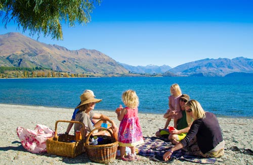 Du lich cung gia dinh o Wanaka