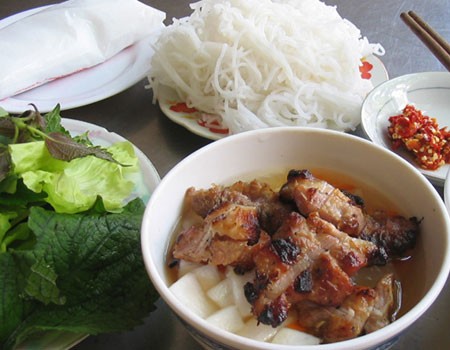 Bún chả Hà Nội Bun cha Ha Noi