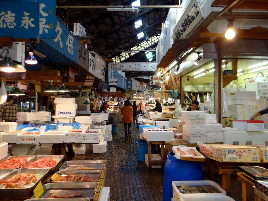 Du lịch Cho hai san Tsukiji