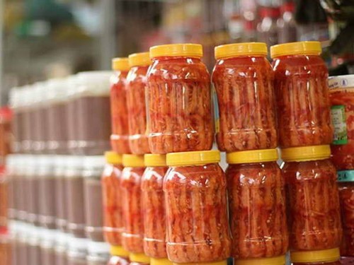 Đặc sản tôm chua xứ Huế Dac san tom chua xu Hue