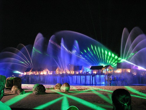 Khung canh tuyet dep o dao Sentosa