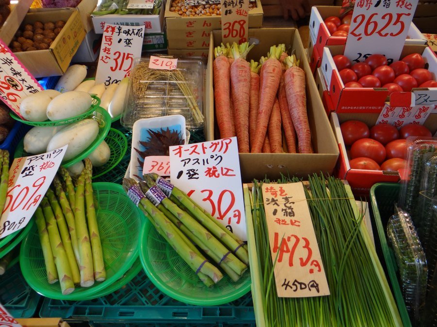 Quay rau cu o cho Tsukiji  - Du lịch Nam Phuong