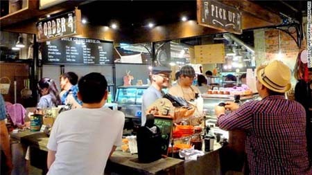 Tiệm cafe ở Singapore Tiem cafe o Singapore