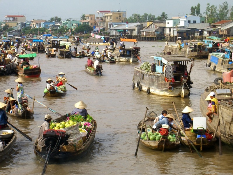 Du lịch chợ nổi cái Răng Du lich cho noi cai Rang