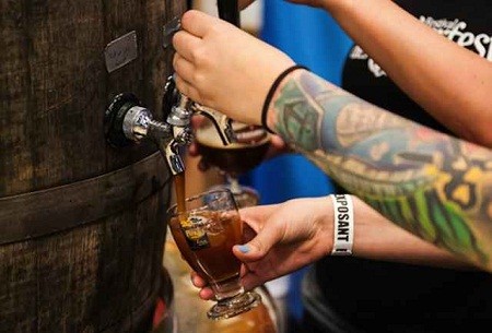 Lễ hội bia Mondial de la Bière Le hoi bia Mondial de la Bière