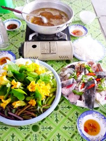 Hap dan mam kho dua