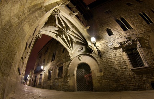 Khu vuc Barrio Gotico