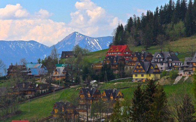 Thi tran Zakopane co kinh