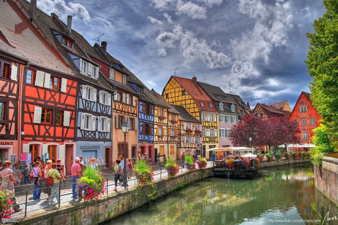 Nhung ngoi nha o Colmar