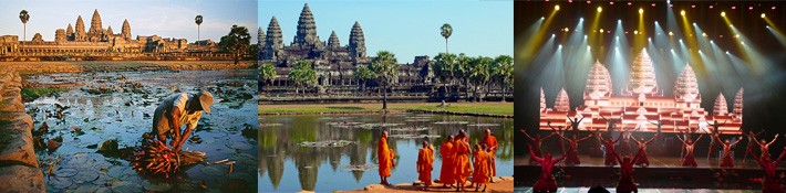Caravan Siemriep Angkor wat Angkor thom